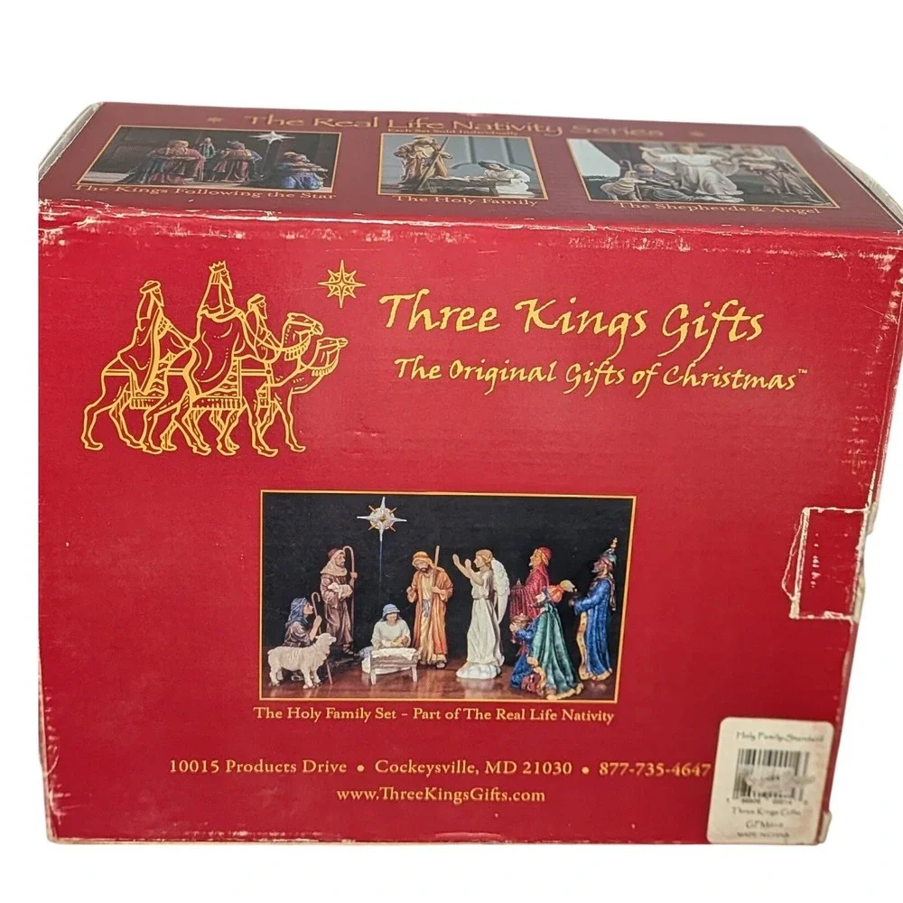 Three Kings Gifts The Holy Family Real Life Nativity‎ Series 4 Piece Set Boxed